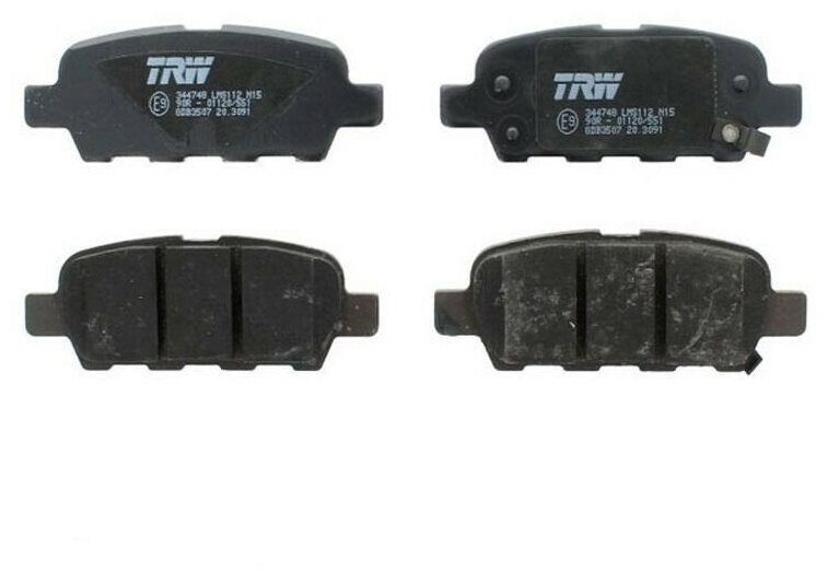 Дисковые тормозные колодки задние TRW GDB3507 (4 )