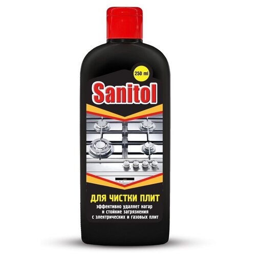 Средство для чистки плит, жидкость Sanitol 250 мл