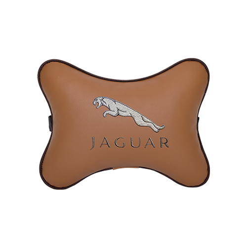 фото Подушка на подголовник экокожа fox jaguar vital technologies