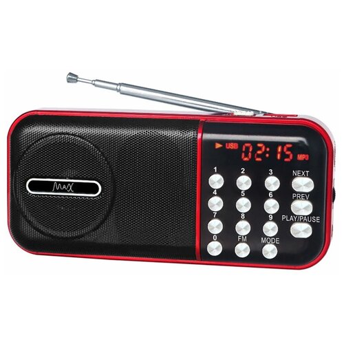 Портативный радиоприёмник MAX MR-321 Red