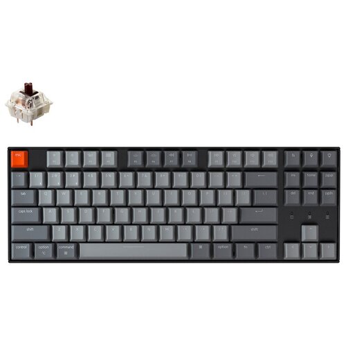 Клавиатура Keychron K8 беспр механическая 87 клавиш LED подсветка Brown Switch 1672800₽