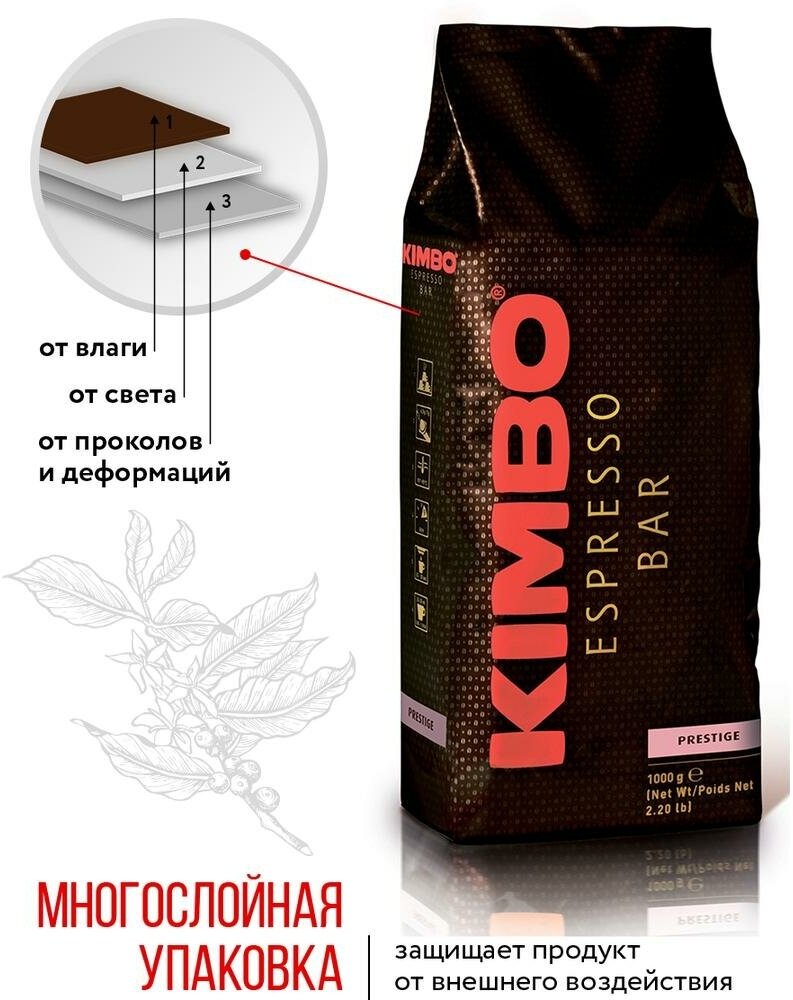 Кофе в зернах Kimbo - фото №9