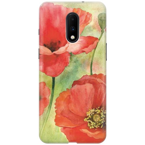 RE: PAЧехол - накладка ArtColor для OnePlus 7 с принтом Алые маки re paчехол накладка artcolor для xiaomi redmi 6a с принтом алые маки