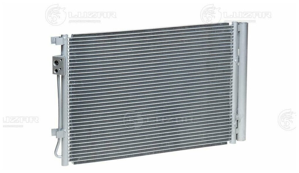 Радиатор кондиционера Hyundai Solaris/Kia Rio (10-) (LRAC 08L4) / Luzar