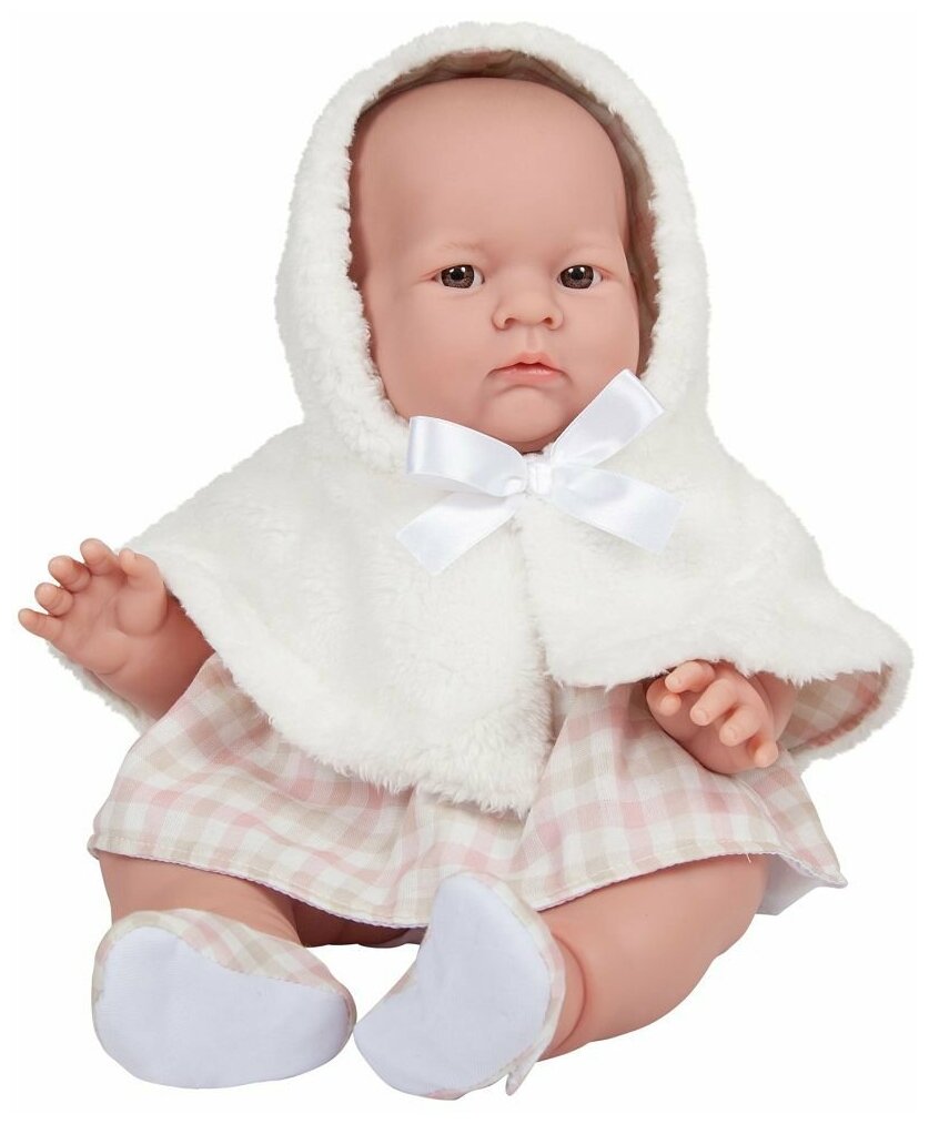 Кукла Berenguer Baby Doll Lily (Беринжер Лили в белом пальто 46 см)