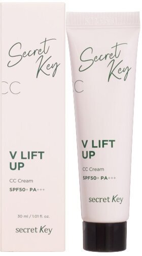 Secret Key V Lift Up CC Cream SPF50+ PA+++ (СС крем для лица осветляющий с лифтинг-эффектом), 30 мл