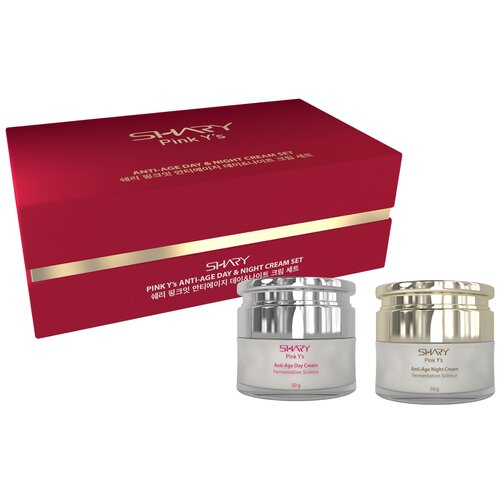 Shary подарочный набор PINK Y’s ANTI-AGE DAY & NIGHT CREAM SET