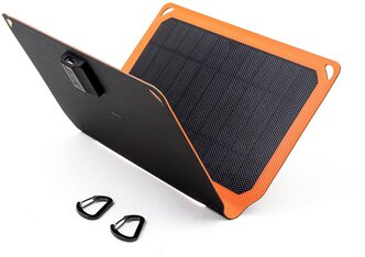 Солнечная батарея TOP-SOLAR-10 10W USB 5V 2A, влагозащищенная IP67, складная на 2 секции