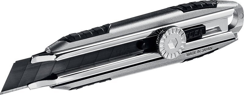 Алюминиевый нож c винтовым фиксатором OLFA OL- MXP-L