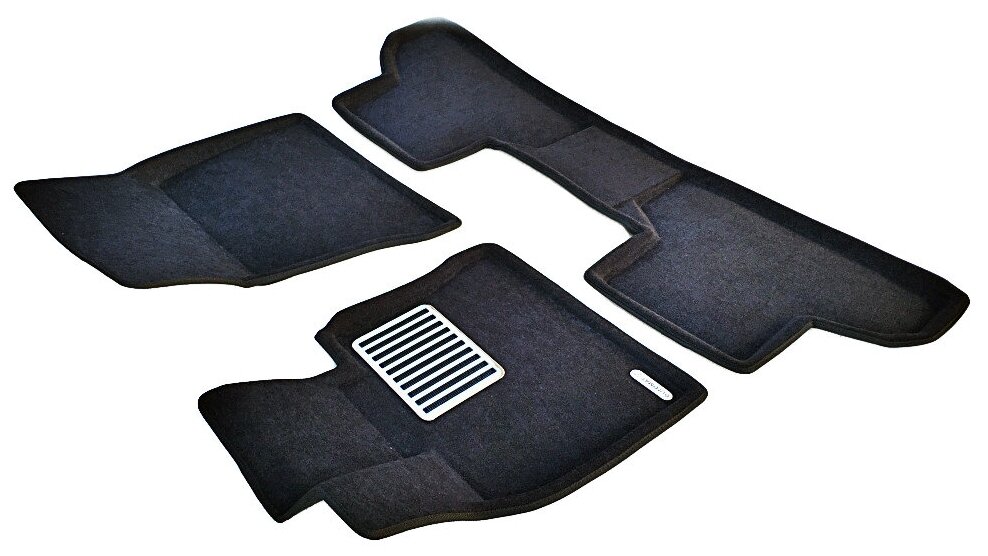 Комплект ковриков в салон EuroMat 3d EM3D-001212 для BMW X5 , 4 шт. черный