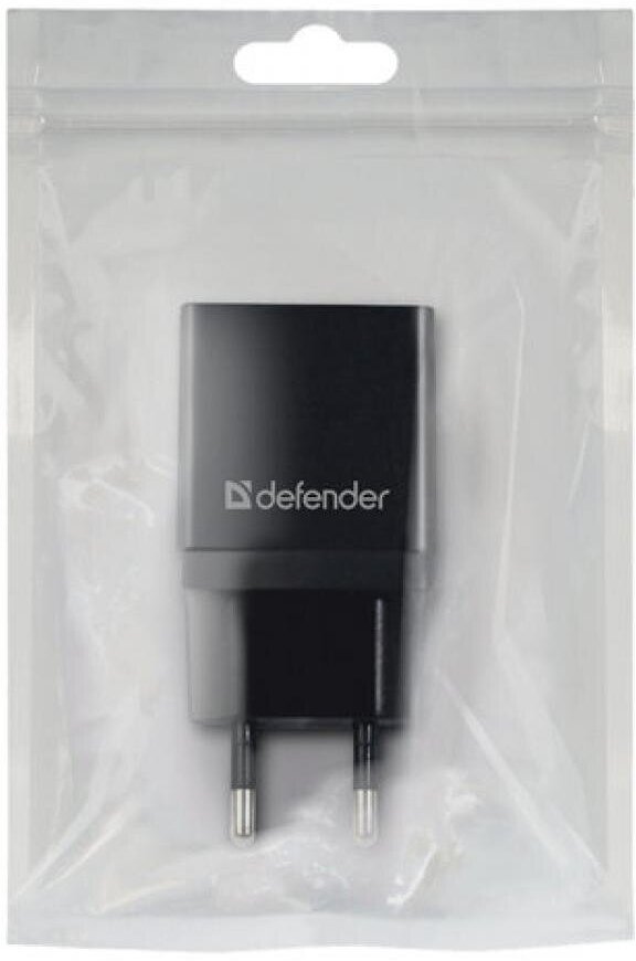 Зарядное устройство сетевое 220 В DEFENDER EPA-10, 1 порт USB, выходной ток 2,1 А, черное - фото №3