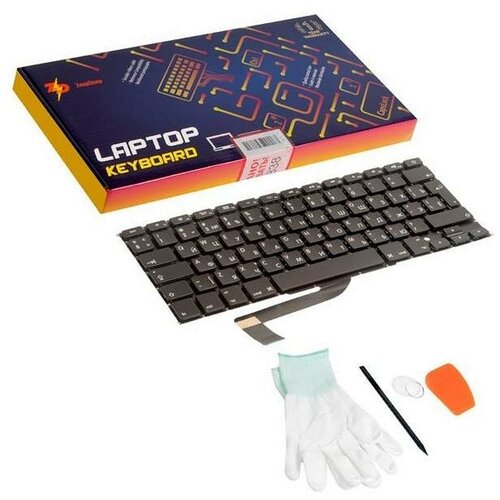 Клавиатура keyboard для Apple MacBook Pro Retina 15 A1398 Mid 2012 - Mid 2015 ZeepDeep Haptic Г-образный Enter RUS 1408₽