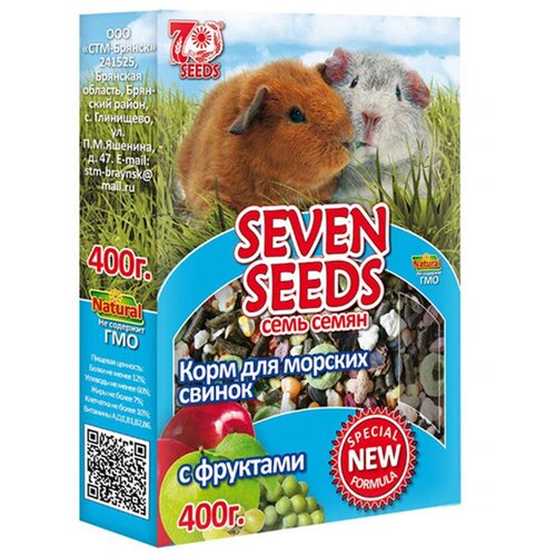 Корм Seven Seeds Special для морских свинок, с фруктами, 400 г