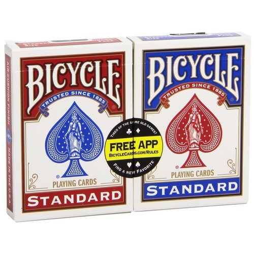 Карты для покера Bicycle Rider Standard Index 2-pack