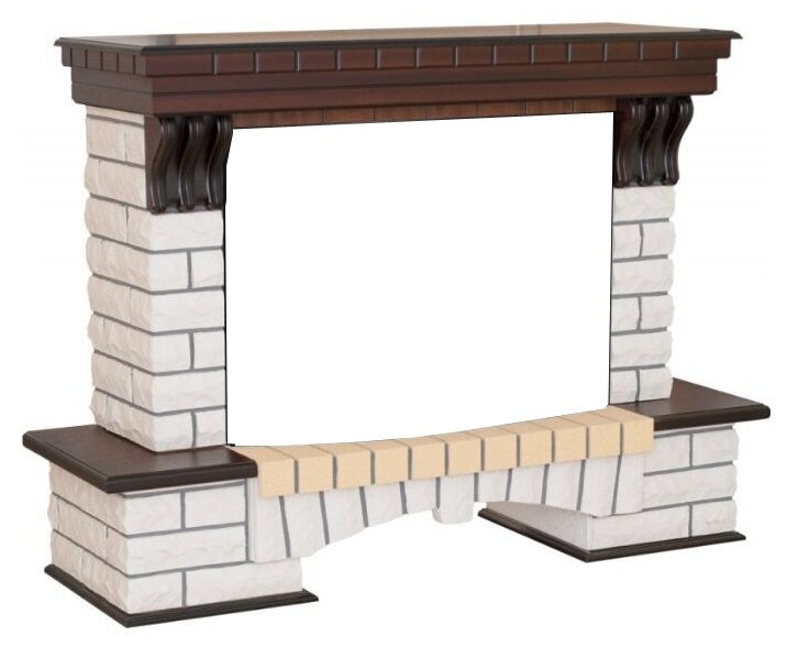 Портал из камня для камина Real-Flame Country 33 AO