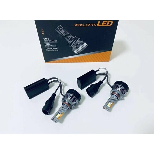 Светодиодные LED лампы Sigma Light K7C White, 12-24В, 160Вт, 5500К, цоколь НB3, комплект 2шт