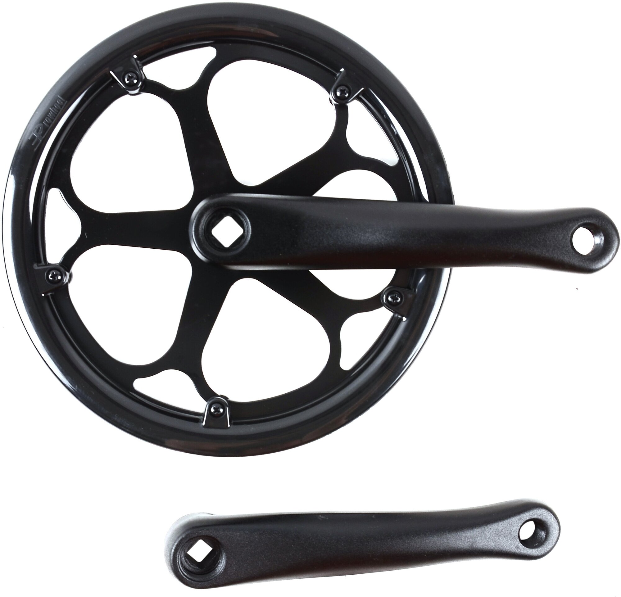 Система шатунов PROWHEEL PRO-532PR, 52Tx3/32", шатуны 170мм, под квадрат, с пластиковой защитой, черная