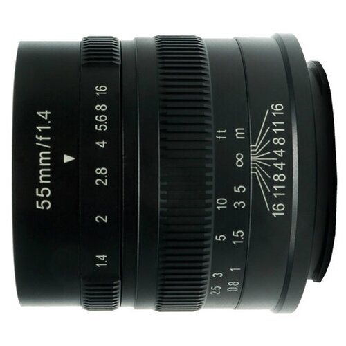 Объектив 7Artisans 55mm F14 Sony E Mount Silver 1207000₽