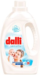 Гель для стирки Dalli Sensitiv для детского белого и цветного белья, 20 стирок, 1.1 л, бутылка