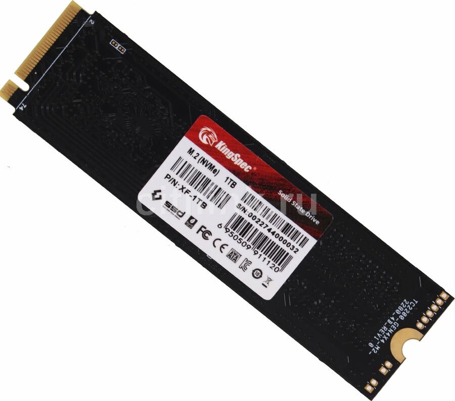 Накопитель SSD Kingspec PCI-E 4.0 x4 1Tb (XF-1TB) - фото №4