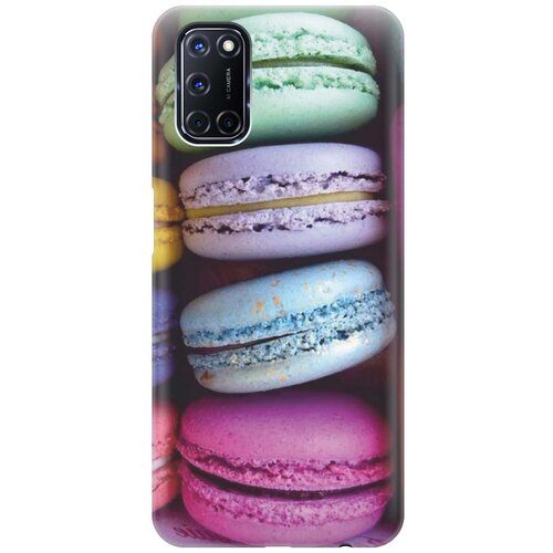 фото Cиликоновый чехол на oppo a52 / a72 / оппо а52 / а72 с принтом "макаруны" gosso