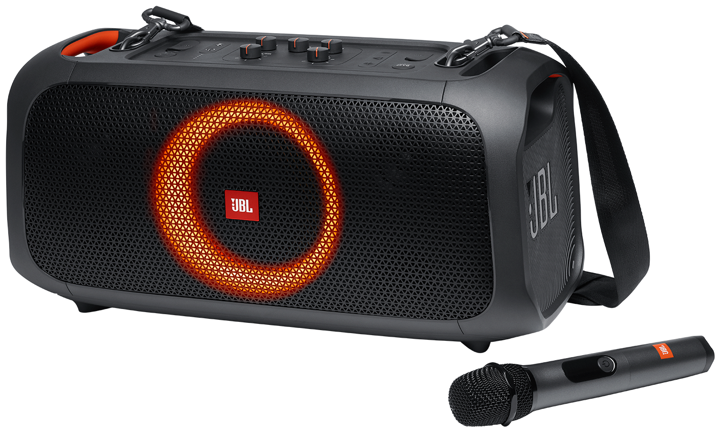 Акустическая система JBL PartyBox On-The-Go, 100 Вт, черный