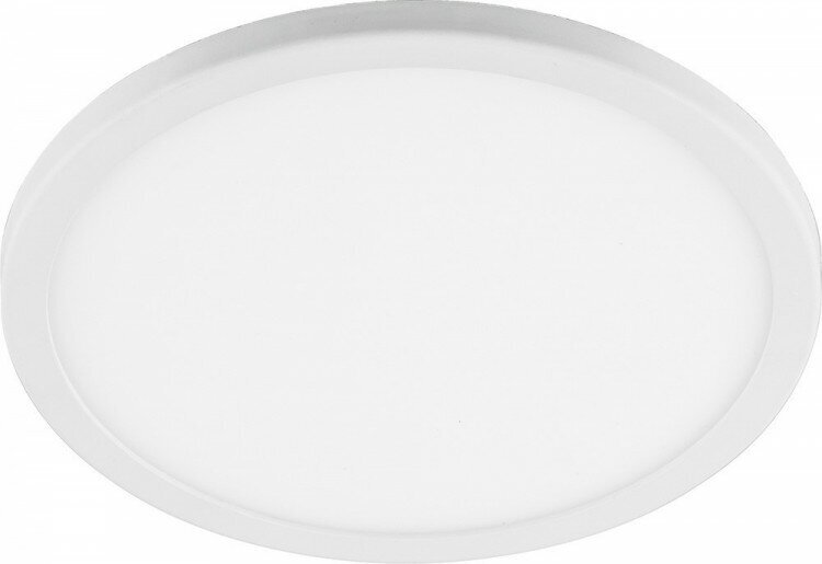 Светодиодный LED светильник круглый Feron ДВО-14w 6400K 1120Лм slim белый с регулируемым монтажным диаметром (до 160мм) (AL508) 32546