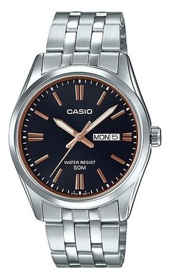 Наручные часы CASIO LTP-1335D-1A2, серебряный, черный