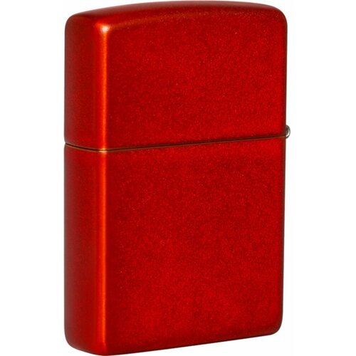 Зажигалка ZIPPO Classic с покрытием Metallic Red, латунь/сталь, красная, матовая, 38x13x57 мм № 49475ZL