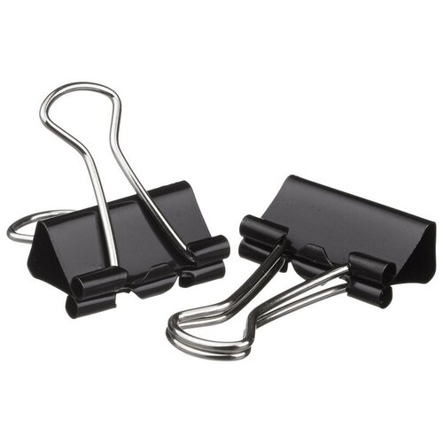 фото Зажим для бумаг 19мм 10шт/уп attache, европодвес 3 упаковки