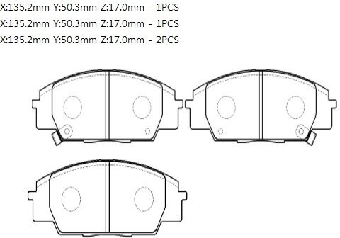 HSB HP9231 Колодки тормозные дисковые HONDA: ACCORD, TORNEO