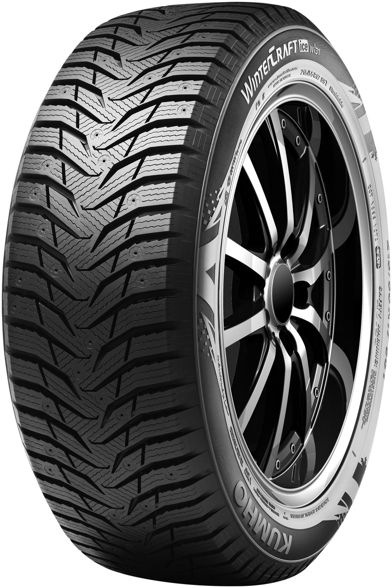 Kumho WinterCraft Ice WI31 зимняя шипованная