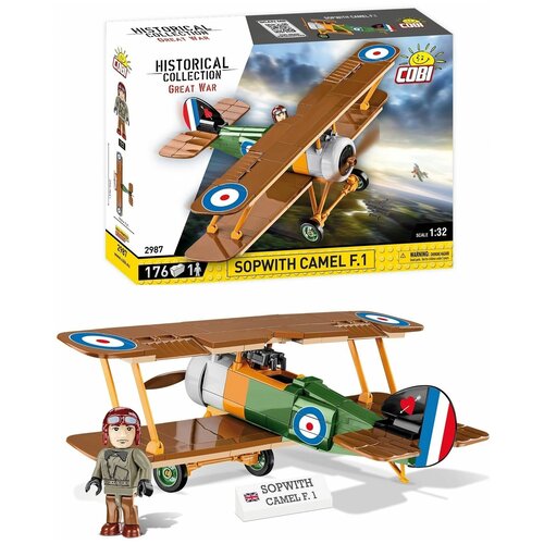 Cobi. Конструктор арт.2987 Британский истребитель Sopwith Camel F.1 176 дет. /6