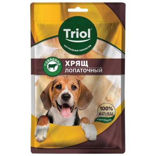 Лакомство для собак Triol Хрящ лопаточный говяжий, 50 г