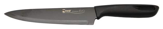 "Нож кухонный, поварской Ivo ""Titanium Evo"" черный, 18см, 221039.18"