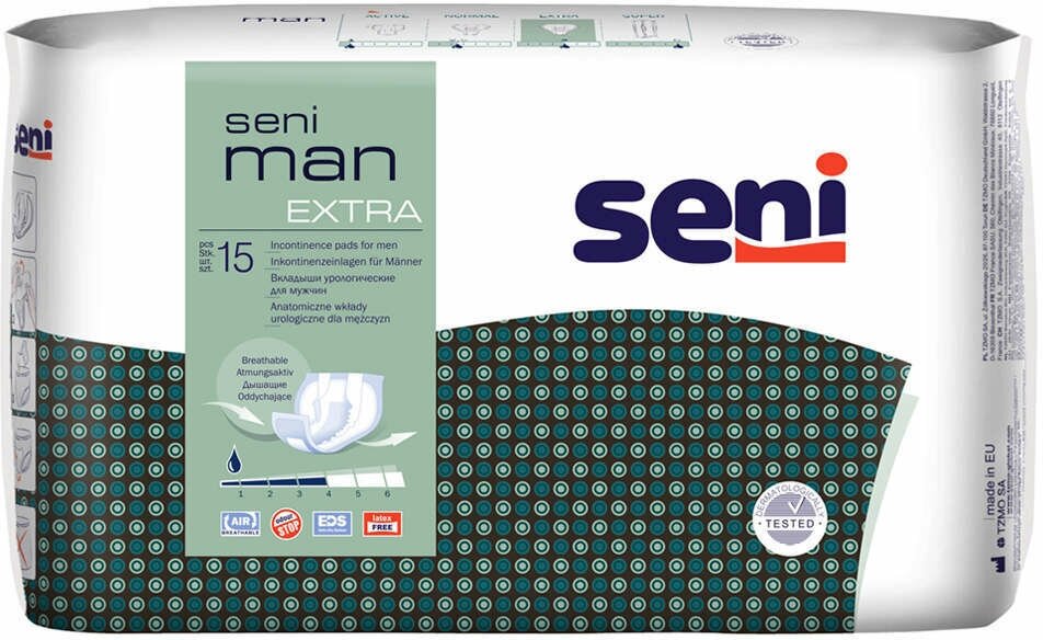 Урологические прокладки Seni Man, extra, 15 шт. - фото №15