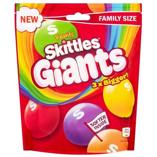 Драже Skittles Giants 45гр В упаковке 36 шт.