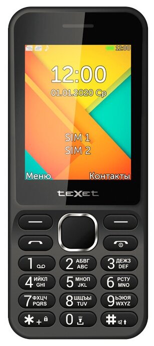 Мобильный телефон teXet TM-D326 Черный