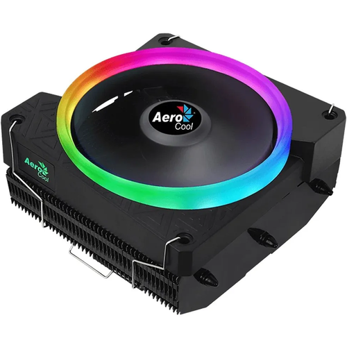 Кулер для процессора AeroCool Cylon 3H 125W / ARGB / PWM / Intel 115X/775/1200/1700 / AMD / Heat pipe 6mm x3