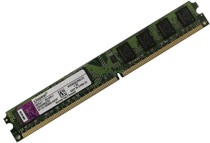 ОЗУ Dimm 2Gb PC2-6400(800)DDR2 Kingston KVR800D2N6/2G 99P5429-002. A00LF