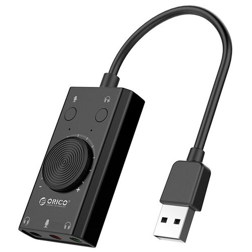 Внешняя звуковая карта ORICO SC2 звуковая карта orico sc2 bk usb