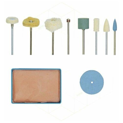 Полировальный набор 10поз Proxxon 28285 2269₽