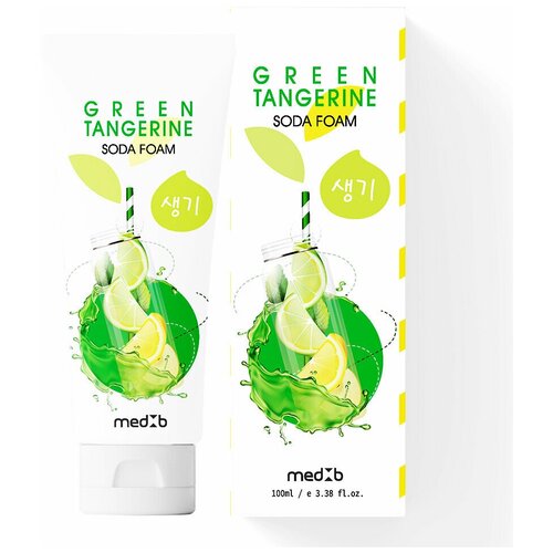 MEDB Green Tangerine Soda Foam Пенка для умывания с экстрактом зеленого мандарина и содой