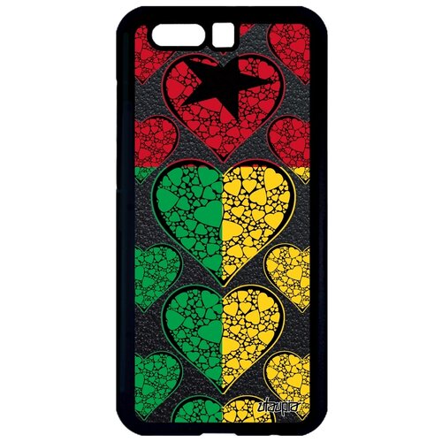 фото Чехол для мобильного honor 9, "флаг гвинеи бисау с сердцем" патриот страна utaupia