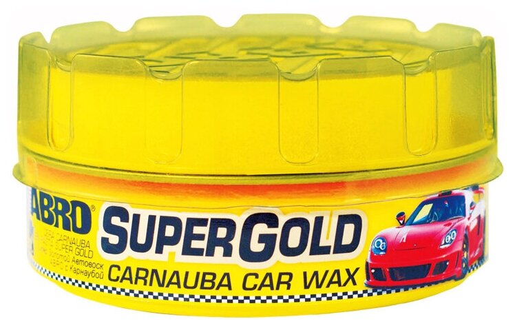 Воск для автомобиля ABRO Super Gold