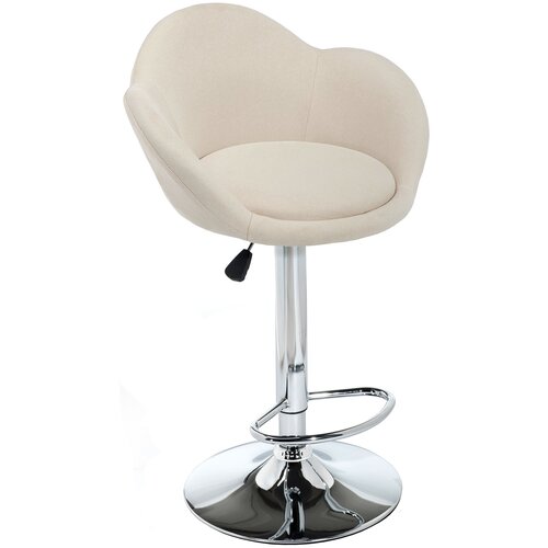 фото Стул woodville cotton, металл/текстиль, цвет: beige fabric