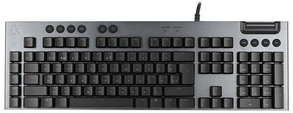 Клавиатура проводная Logitech RGB Mechanical Gaming Keyboard G815 LINEAR SWITCH USB черный (920-009007)