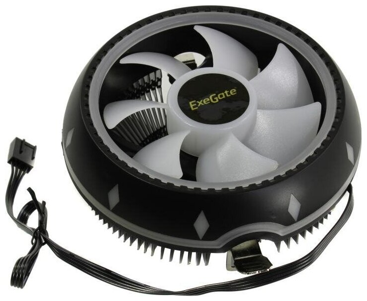 Кулер для процессора ExeGate Dark Magic EE126M-PWM.RGB - фотография № 3