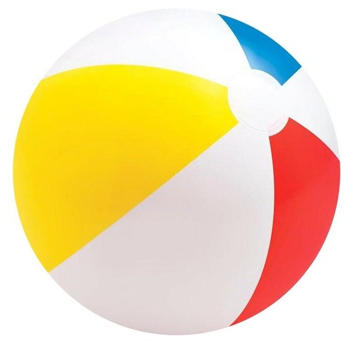 Мяч пляжный «Цветной», d=51 см, от 3 лет, 59020NP INTEX
