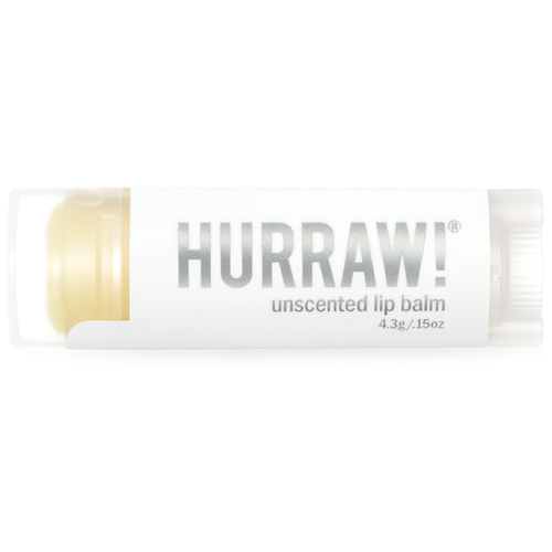 Hurraw! Бальзам для губ Unscented, бесцветный